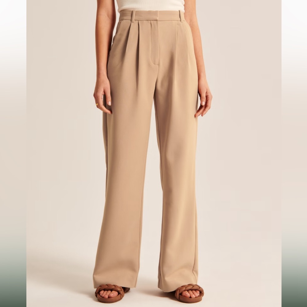 Abercrombie & Fitch: Sloan Tailored Pants in Pink Size 0